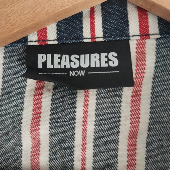 Pleasures Stripped Utility Denim Jacket - Picture 4 of 13